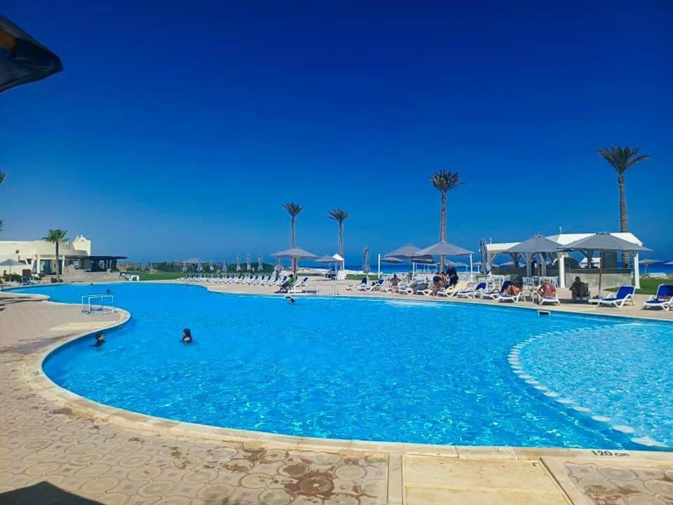 ボルグ エル アラブ ビーチ ホテル ボルグ・エル・アラブ エクステリア 写真 A swimming pool at a resort in Egypt